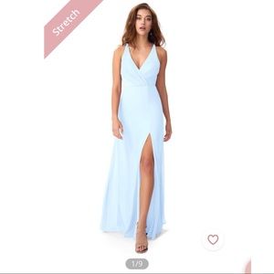 Azazie Sky Blue Skye Dress